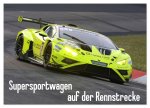 Supersportwagen auf der Rennstrecke (Tischkalender 2026 DIN A5 quer), CALVENDO Monatskalender