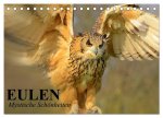 Eulen. Mystische Schönheiten (Tischkalender 2026 DIN A5 quer), CALVENDO Monatskalender