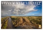 Stege & Wege auf Sylt (Tischkalender 2026 DIN A5 quer), CALVENDO Monatskalender