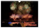 Feuerwerks - Impressionen (Wandkalender 2026 DIN A4 quer), CALVENDO Monatskalender