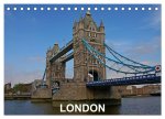 London (Tischkalender 2026 DIN A5 quer), CALVENDO Monatskalender