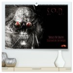 S.O.D. - Skulls Of Death Vol. II - Totenkopf Artworks (hochwertiger Premium Wandkalender 2026 DIN A2 quer), Kunstdruck in Hochglanz