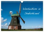 Windmühlen in Deutschland (Wandkalender 2026 DIN A4 quer), CALVENDO Monatskalender
