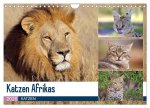 Katzen Afrikas (Wandkalender 2026 DIN A4 quer), CALVENDO Monatskalender