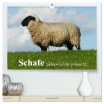 Schafe zählen leicht gemacht! (hochwertiger Premium Wandkalender 2026 DIN A2 quer), Kunstdruck in Hochglanz
