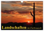 Landschaften im Farbrausch (Wandkalender 2026 DIN A4 quer), CALVENDO Monatskalender