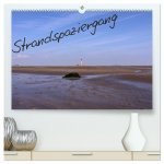 Strandspaziergang / Geburtstagskalender (hochwertiger Premium Wandkalender 2026 DIN A2 quer), Kunstdruck in Hochglanz