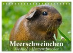 Meerschweinchen Niedliche Herzensbrecher (Tischkalender 2026 DIN A5 quer), CALVENDO Monatskalender