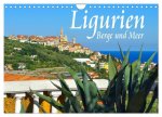 Ligurien - Berge und Meer (Wandkalender 2026 DIN A4 quer), CALVENDO Monatskalender