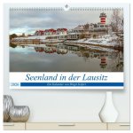 Seenland in der Lausitz (hochwertiger Premium Wandkalender 2026 DIN A2 quer), Kunstdruck in Hochglanz