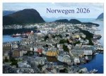 Norwegen 2026 (Wandkalender 2026 DIN A2 quer), CALVENDO Monatskalender