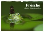 Frösche. Quakend durchs Leben (Wandkalender 2026 DIN A3 quer), CALVENDO Monatskalender