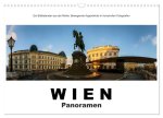 Wien Panoramen (Wandkalender 2026 DIN A3 quer), CALVENDO Monatskalender