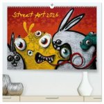 Street-Art 2026 / CH-Version (hochwertiger Premium Wandkalender 2026 DIN A2 quer), Kunstdruck in Hochglanz