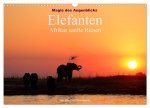 Magie des Augenblicks - Elefanten - Afrikas sanfte Riesen (Wandkalender 2026 DIN A3 quer), CALVENDO Monatskalender