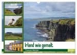 Irland wie gemalt (Wandkalender 2026 DIN A3 quer), CALVENDO Monatskalender