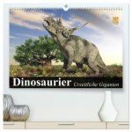 Dinosaurier. Urzeitliche Giganten (hochwertiger Premium Wandkalender 2026 DIN A2 quer), Kunstdruck in Hochglanz