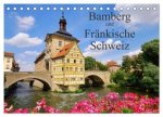 Bamberg und Fränkische Schweiz (Tischkalender 2026 DIN A5 quer), CALVENDO Monatskalender