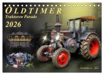 Oldtimer - Traktoren Parade (Tischkalender 2026 DIN A5 quer), CALVENDO Monatskalender