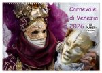 Carnevale di Venezia 2026 (Wandkalender 2026 DIN A3 quer), CALVENDO Monatskalender