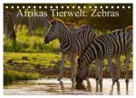 Afrikas Tierwelt: Zebras (Tischkalender 2026 DIN A5 quer), CALVENDO Monatskalender