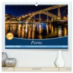 Porto - Die Handelsstadt am Douro (hochwertiger Premium Wandkalender 2026 DIN A2 quer), Kunstdruck in Hochglanz