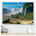 Iguazu Wasserfälle - Südamerika (hochwertiger Premium Wandkalender 2026 DIN A2 quer), Kunstdruck in Hochglanz