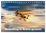 Modellflug in Szene gesetzt (Tischkalender 2026 DIN A5 quer), CALVENDO Monatskalender