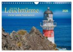 Leuchtürme - immer wieder faszinierend (Wandkalender 2026 DIN A4 quer), CALVENDO Monatskalender