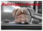 Bulldoggen-Zwerge (Tischkalender 2026 DIN A5 quer), CALVENDO Monatskalender