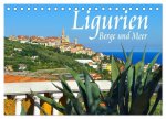 Ligurien - Berge und Meer (Tischkalender 2026 DIN A5 quer), CALVENDO Monatskalender