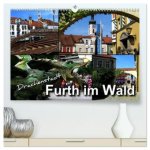 Drachenstadt Furth im Wald (hochwertiger Premium Wandkalender 2026 DIN A2 quer), Kunstdruck in Hochglanz