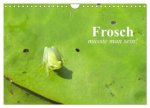 Frosch müsste man sein! (Wandkalender 2026 DIN A4 quer), CALVENDO Monatskalender