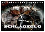 Schlagzeug onstage (Tischkalender 2026 DIN A5 quer), CALVENDO Monatskalender
