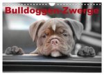Bulldoggen-Zwerge (Wandkalender 2026 DIN A4 quer), CALVENDO Monatskalender