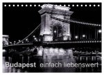 Budapest einfach liebenswert (Tischkalender 2026 DIN A5 quer), CALVENDO Monatskalender