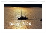 Boote 2026 (Wandkalender 2026 DIN A3 quer), CALVENDO Monatskalender