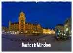Nachts in München (Wandkalender 2026 DIN A2 quer), CALVENDO Monatskalender