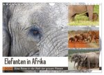 Elefanten in Afrika (Wandkalender 2026 DIN A4 quer), CALVENDO Monatskalender