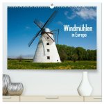 Windmühlen in Europa (hochwertiger Premium Wandkalender 2026 DIN A2 quer), Kunstdruck in Hochglanz
