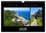 Great England 2026 (Wandkalender 2026 DIN A4 quer), CALVENDO Monatskalender