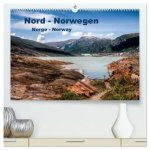 Nord Norwegen Norge - Norway (hochwertiger Premium Wandkalender 2026 DIN A2 quer), Kunstdruck in Hochglanz