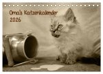 Oma's Katzenkalender 2026 (Tischkalender 2026 DIN A5 quer), CALVENDO Monatskalender
