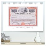 Aktien & Wertpapiere (hochwertiger Premium Wandkalender 2026 DIN A2 quer), Kunstdruck in Hochglanz