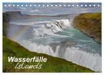 Wasserfälle Islands (Tischkalender 2026 DIN A5 quer), CALVENDO Monatskalender