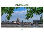 Dresden, ein Jahr an der Elbe (Wandkalender 2026 DIN A2 quer), CALVENDO Monatskalender
