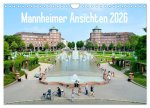 Mannheimer Ansichten 2026 (Wandkalender 2026 DIN A4 quer), CALVENDO Monatskalender
