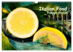Italian Food - Vintage Design (Wandkalender 2026 DIN A3 quer), CALVENDO Monatskalender