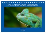 Das Leben der Reptilien (Tischkalender 2026 DIN A5 quer), CALVENDO Monatskalender