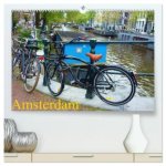 Amsterdam (hochwertiger Premium Wandkalender 2026 DIN A2 quer), Kunstdruck in Hochglanz